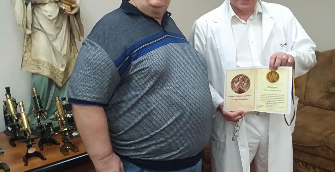 Awarding of the best doctor of Ukraine Borys Todurov